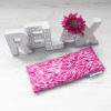 Pink and Silver Lavender Eye Pillow